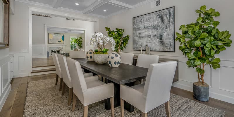 Photorealistic virtual staging living room Whitby listing